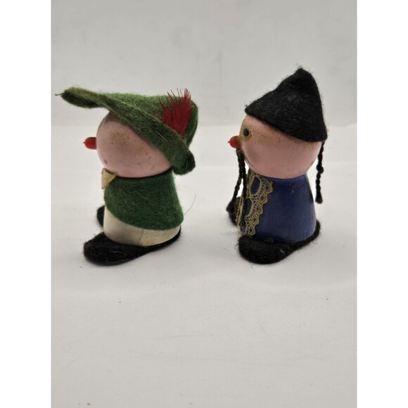 Vintage 1972 Kelloggs Cereal Wooden People ROBIN HOOD & Friend Figure LOT - Picture 2 of 9